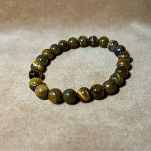 Tigers Eye Beaded Bracelet